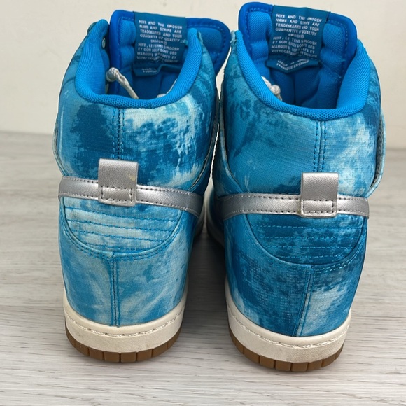 Nike Dunk Sky Hi Wedge Clearwater Tie Dye-Women 9 - Picture 5 of 14